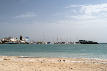 Boats at the Marina of Caleta de Fuste