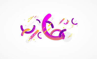 Obraz premium Abstract colorful background. Vector illustration