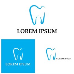 Dental logo Template vector illustration