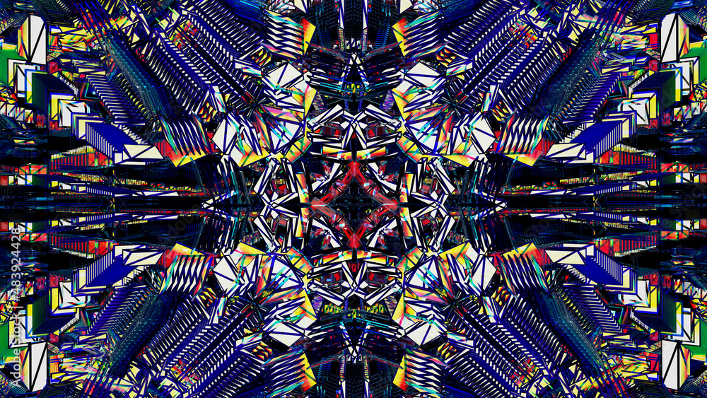 Poster digital garbage, grange glitch or error. abstract technology. futuristic virtual world. cyberspace b