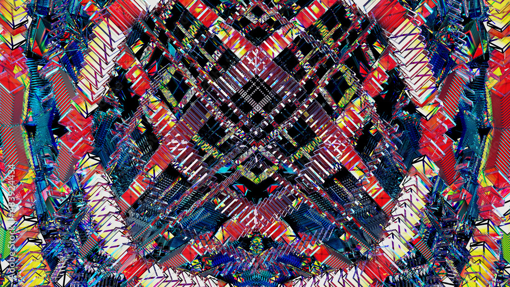 Poster digital garbage, grange glitch or error. abstract technology. futuristic virtual world. cyberspace b