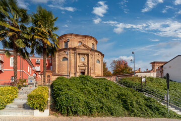 Bra; Cuneo; Piedmont; Italy: Santa Maria degli Angeli church, church of the convent of the Capuchin...
