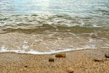 Clear water of the sea.