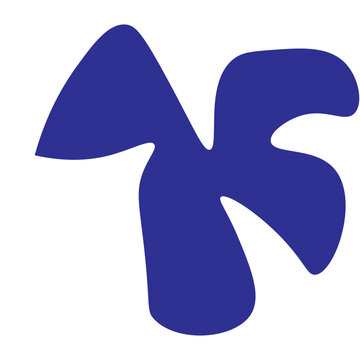 recommend clip art: Simple Abstract Shape Cadmium Red