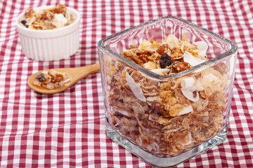 Healthy Food - Food For Breakfast; Tasty And Nutritious Organic Granola