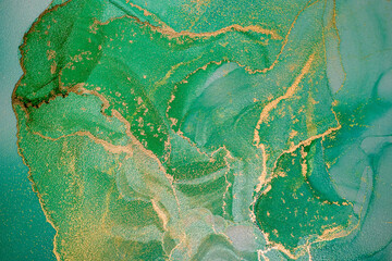 colored fantasies with alcohol ink