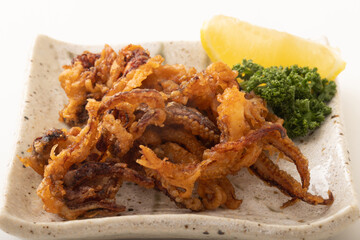 ヤリイカの唐揚げ