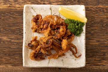 ヤリイカの唐揚げ