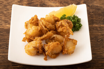 ホタテの唐揚げ