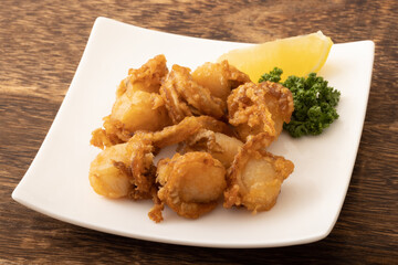 ホタテの唐揚げ