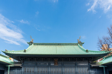Fototapeta premium 銅瓦の屋根