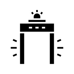 Metal Detector icon isolated on white background