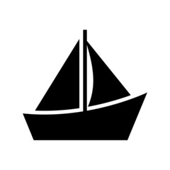 Boat icon isolated on white background