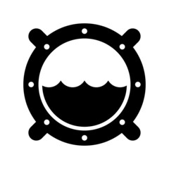 Ship Window icon isolated on white background