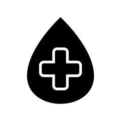 Obraz premium Blood icon isolated on white background