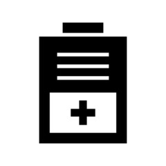 Fototapeta premium Clipboard icon isolated on white background