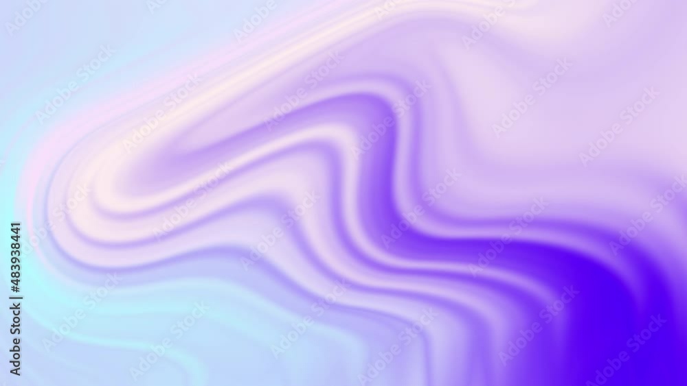 Poster Fluid gradient background.Abstract colorful wavy background in bright turquoise, purple and light pink colors. Modern colorful background. 3d rendering. 4K video 30 frames per second.