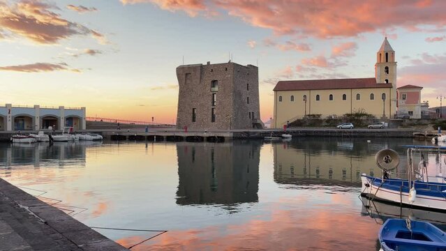 Acciaroli sunset, Cilento National Park, Campania, Italy
