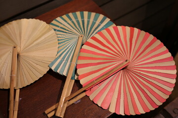 Natural Hand Made Folding Bamboo Hand Fan