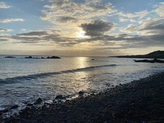 Obraz premium sunset over the sea
