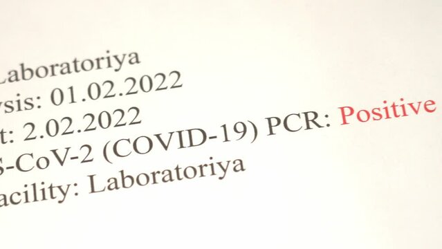 positive test result for coronavirus, quarkod with positive test