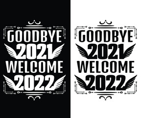 New Year T-Shirt Design 2022