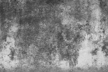 Grunge black and white cement wall texture background