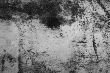 Grunge black and white cement wall texture background