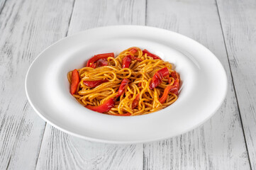 Roasted Red Pepper Pasta