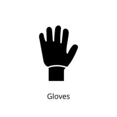 Gloves icon in vector. Logotype