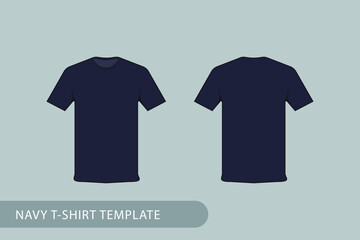 navy t shirt design template