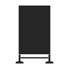 Trash box vector icon.Cartoon vector icon isolated on white background trash box.