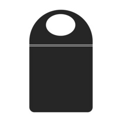 Trash box vector icon.Cartoon vector icon isolated on white background trash box.
