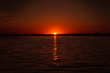 Fototapeta premium Sonnenuntergang am Horizont