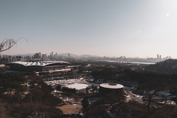 landscape in the city