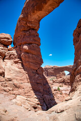 Turret Arch at Arches National Park, Utah in summer season. © jovannig
