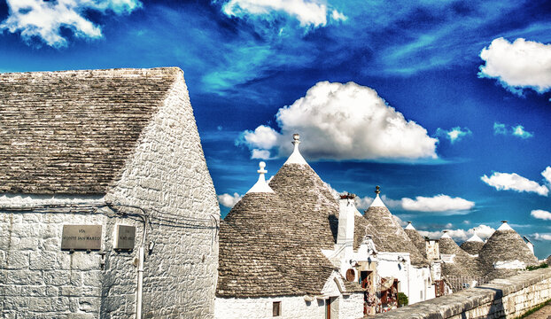 Beautiful Trulli of Alberobello, Italy