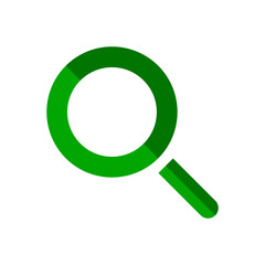 Magnifying glass. Search icon. Vector.