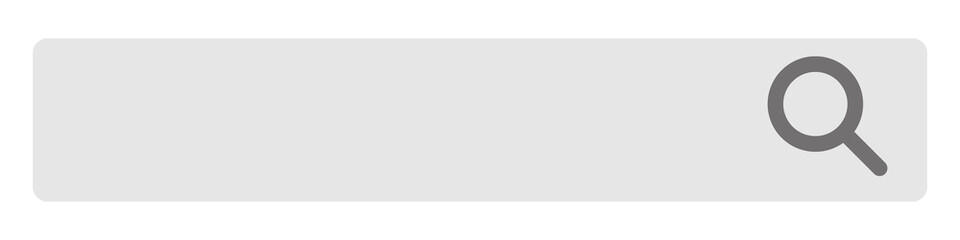 Search box and magnifying glass. Web search. Vectors.