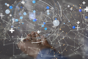 conference Digital Network and data concept 3d