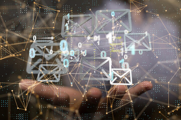 mail communication support contact concept service