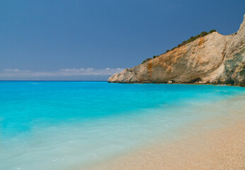 Porto Katsiki beach at Lefkada island