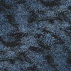 Blue Animal Print Glitter Pattern on Dark Background Texture, Digital Paper
