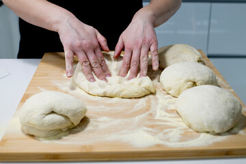 homemade pizza processing