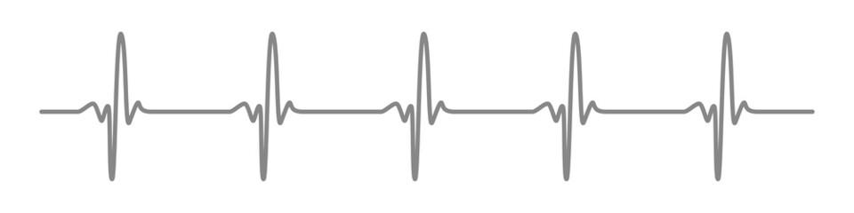 Heart beat line. Heartbeat vector pulse. Cardiac icon. Ecg cardiogram rhythm rate. Heart cardio medical sign.