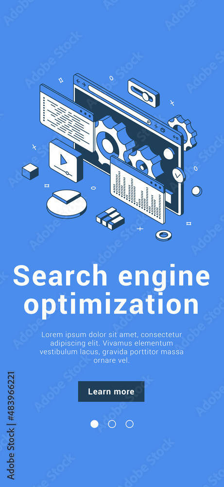 Wall mural search engine seo optimization website content cyberspace development browser analysis digital marke