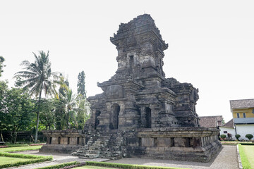 Fototapeta na wymiar Candi Singosari Temple Memorial. Ancient ruin in Malang, East Java, Indonesia.
