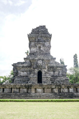 Candi Singosari Temple Memorial. Ancient ruin in Malang, East Java, Indonesia.