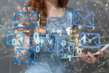 mail communication support contact concept service