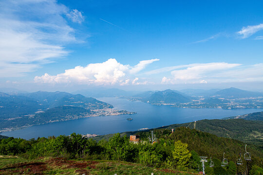 Il Lago Maggiore visto dal Mottarone